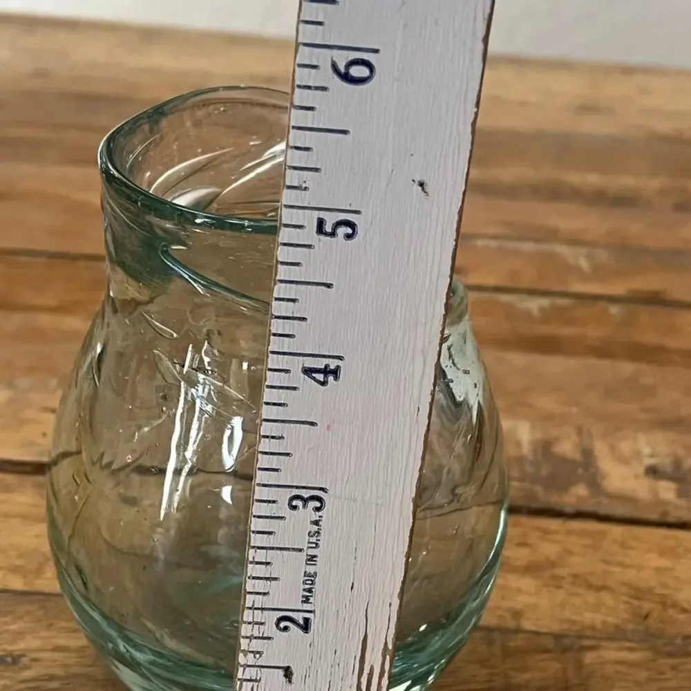 Studio Art Glass Hand-Blown Tinted Glass Vase 4.8